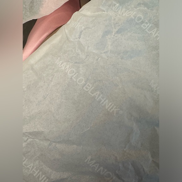 Manolo Blahnik Hangisi 105mm Satin Pink Pump 39.5 - Picture 3 of 16